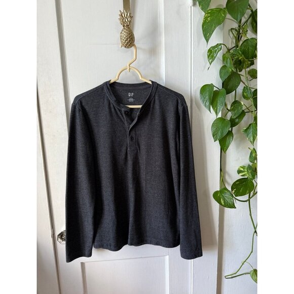 Gap men’s size small gray, long sleeve shirt - Picture 1 of 6